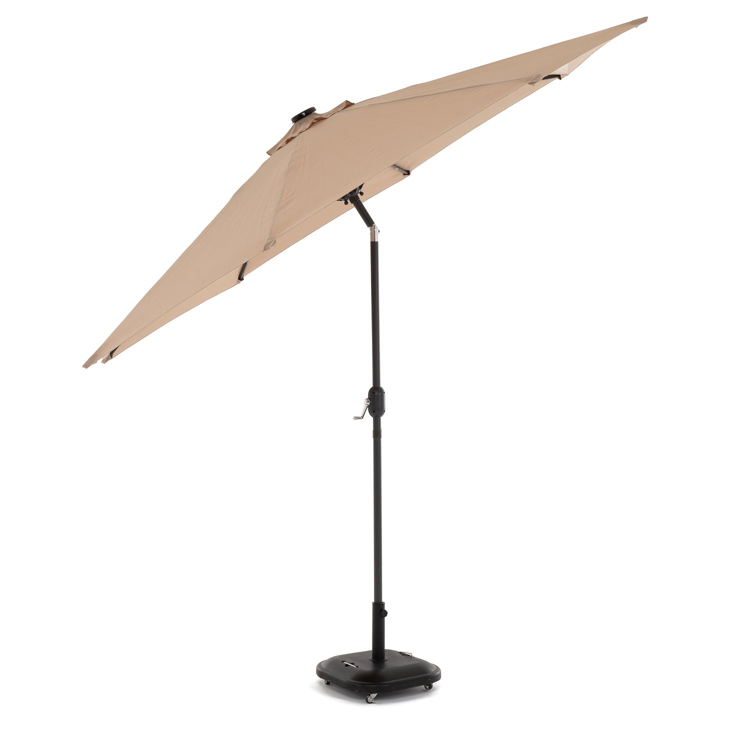 VESTIAMO CASA GIARDINO - Ombrellone da giardino con 32 LED e Pannello Solare Camel diametro 3 metri